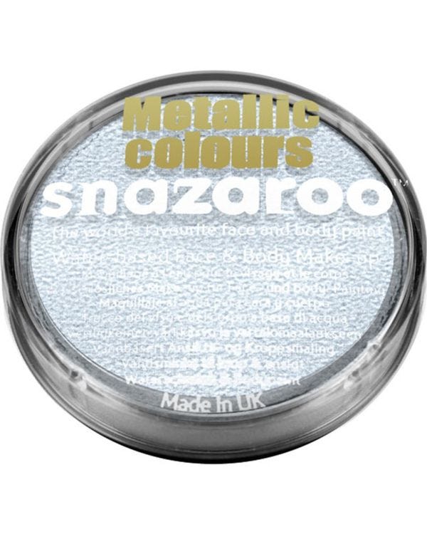 Snazaroo Electric Silver Face Paint - 18ml