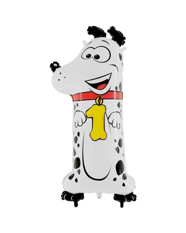 Dog Number 1 Balloon - 40&#039;&#039; Animaloon Foil
