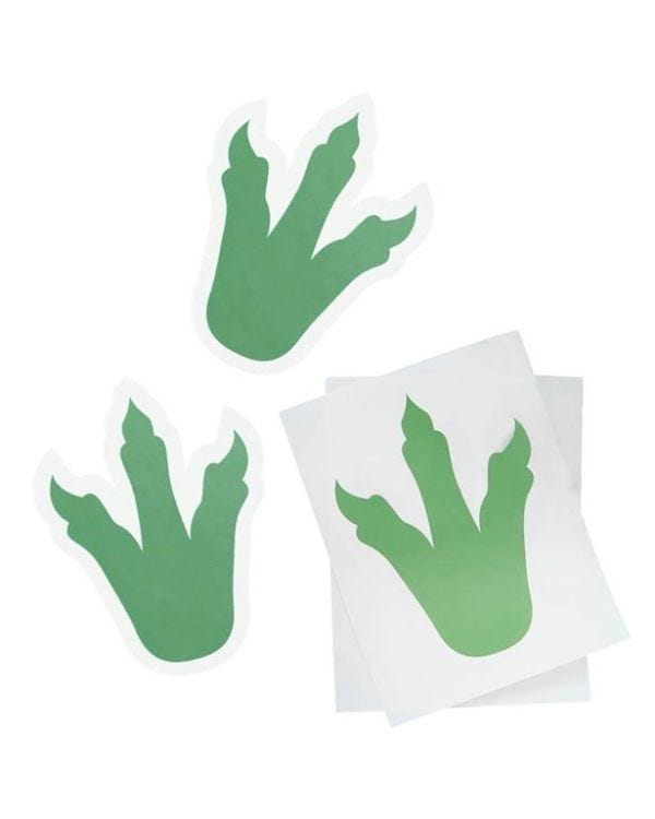 Dinosaur Footprint Stickers (6pk)