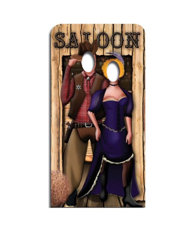 Wild West Stand In Photo Prop - 186cm x 96cm