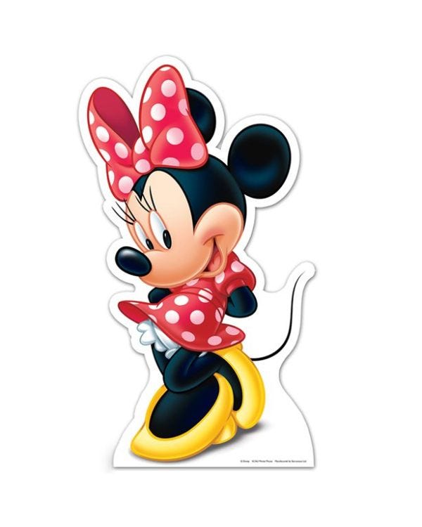 Minnie Mouse Cardboard Cutout - 89cm x 47cm