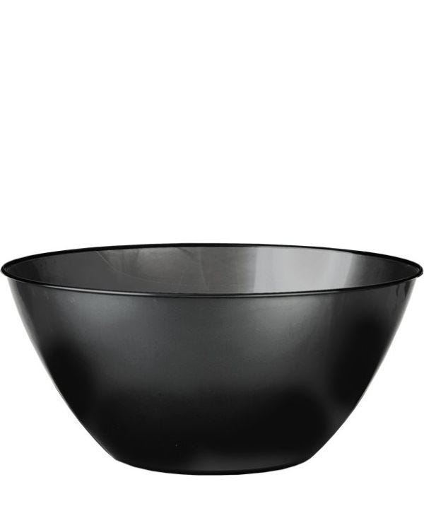 Black Plastic Serving Bowl - 4.7L