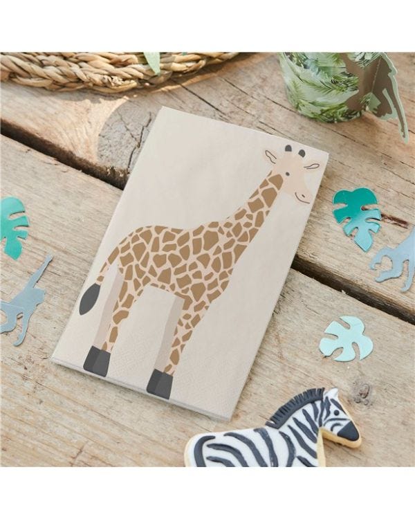 Let&#039;s Go Wild Paper Napkins (16pk)