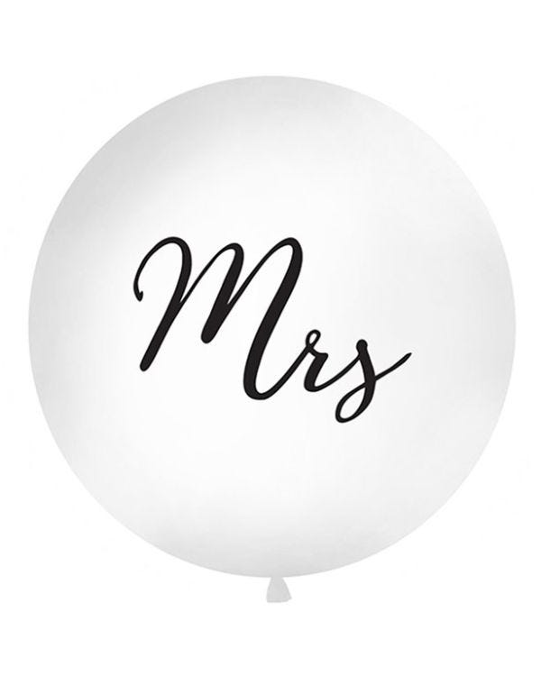 Black Mrs Giant Balloon - 36&quot; Latex
