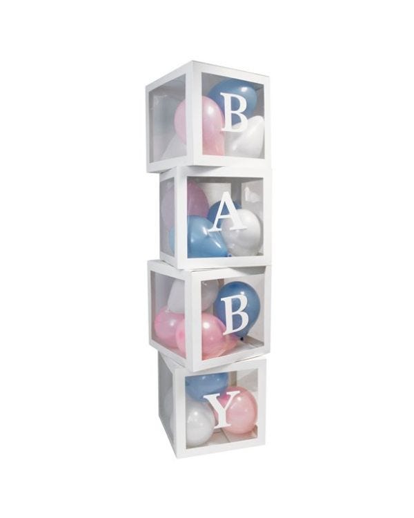 Baby Balloon Boxes Decoration Kit