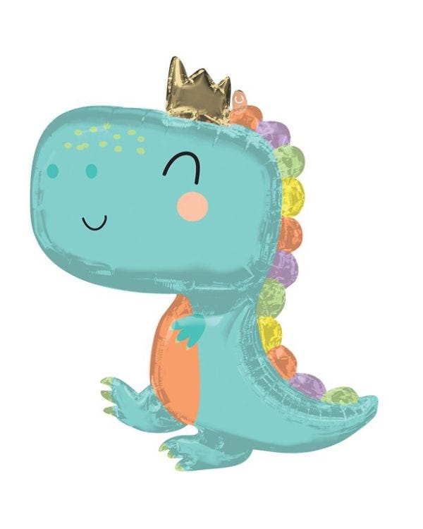 Babysaurus Baby Shower Giant Foil Balloon - 31&quot;