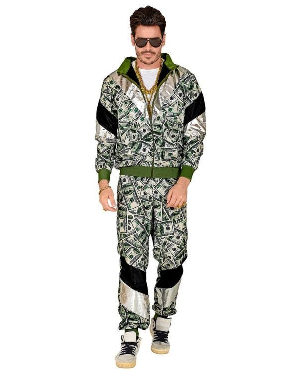 Dollars Suit - Adult Costume