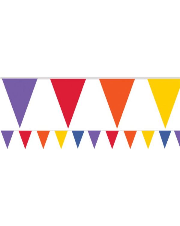 Rainbow Paper Bunting - 4.5m
