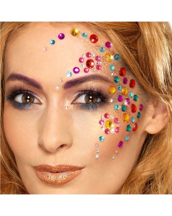 Rainbow Jewel Face Gems