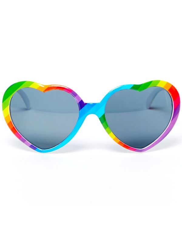 Pride Heart Dark Lens Glasses