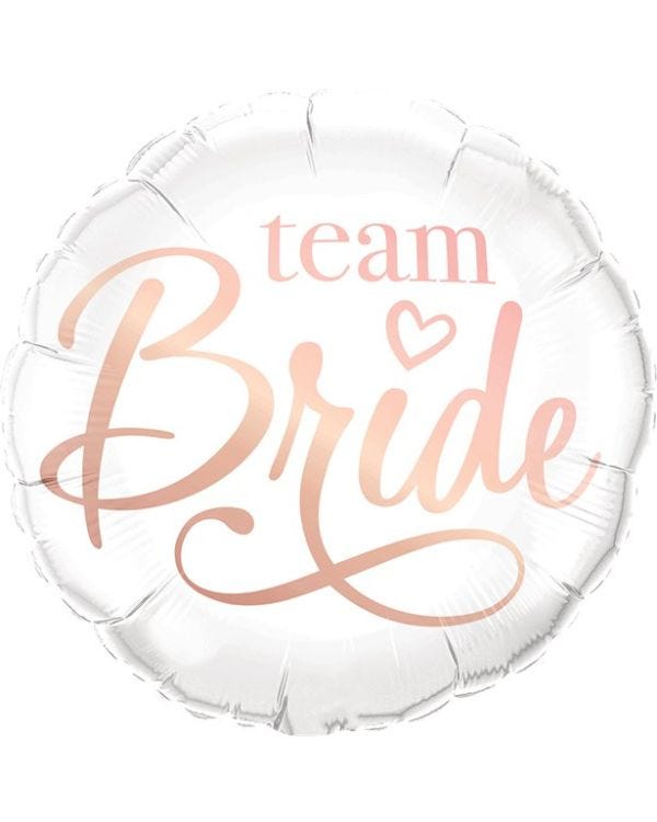 Team Bride Balloon - 18&quot; Foil