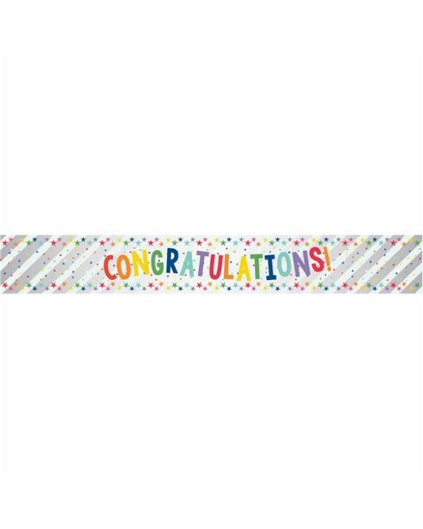 Congratulations Foil Banner