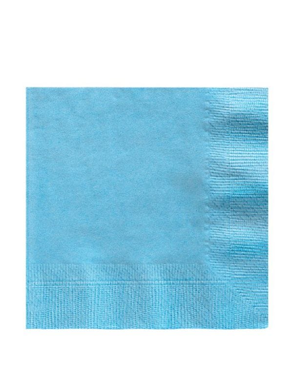 Baby Blue Paper Luncheon Napkins - 33cm (20pk)