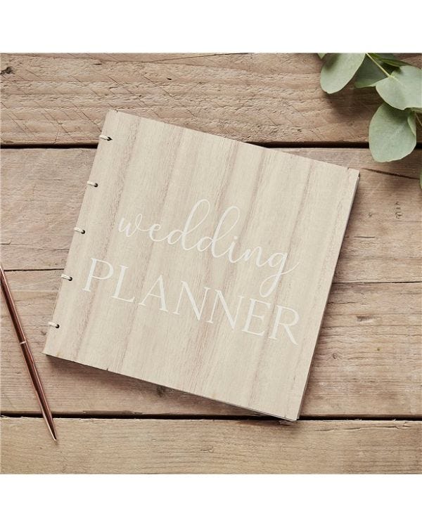 Wooden Wedding Planner
