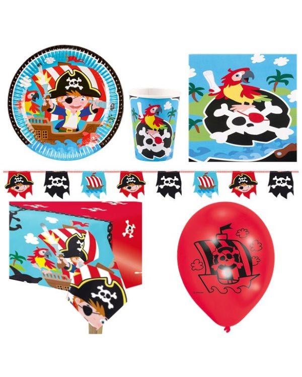 Captain Pirate Deluxe Party Pack
