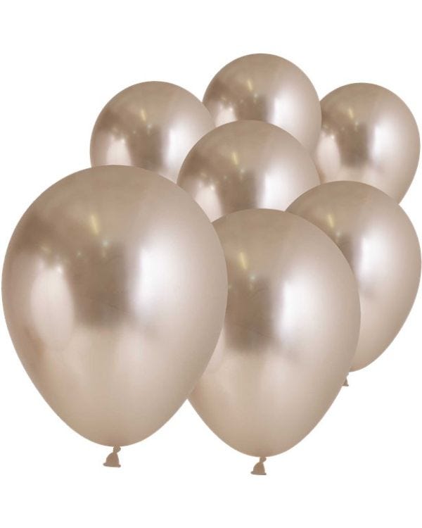 Reflex Champagne Latex Balloons - 5&quot; (50pk)
