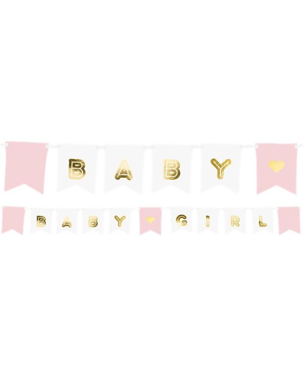 Pink Baby Girl Banner - 1.75m
