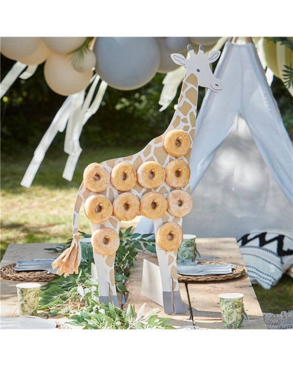 Let&#039;s Go Wild Giraffe Donut Stand