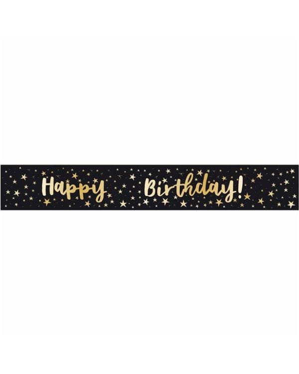 Happy Birthday Add an Age Foil Banner