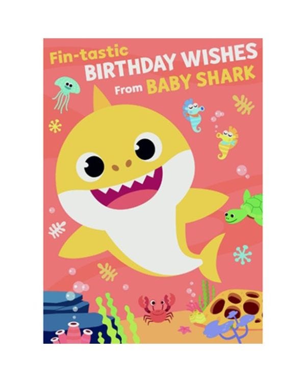 Baby Shark Sound Birthday Card