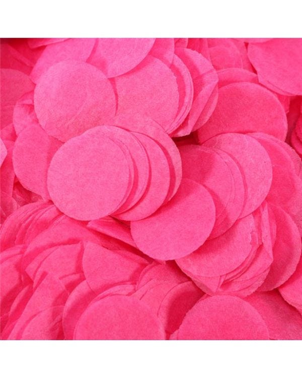 Hot Pink Paper Confetti (100g bag)