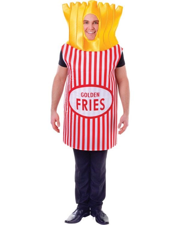 French Fries - Adult Costume
