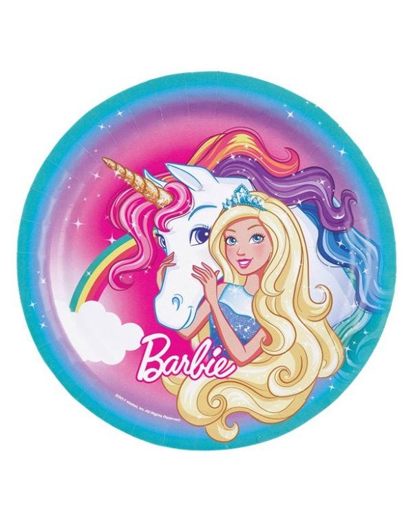 Barbie Dreamtopia Paper Plates - 23cm (8pk)