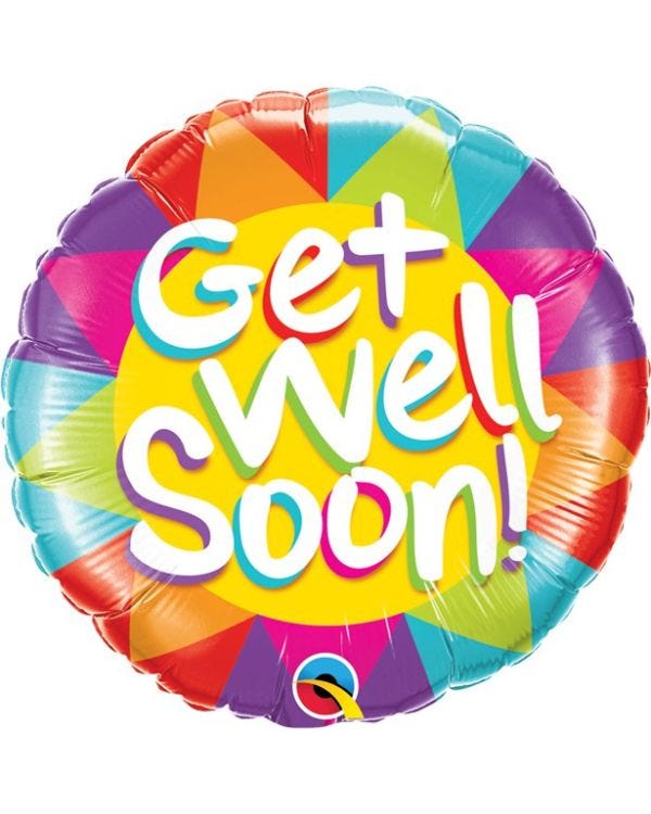 Get Well Soon Balloon - 18&quot; Foil