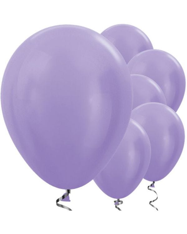 Lilac Satin Balloons - 12&quot; Latex Balloons (50pk)