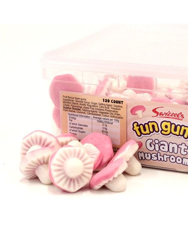 Fun Gums Giant Mushrooms x120