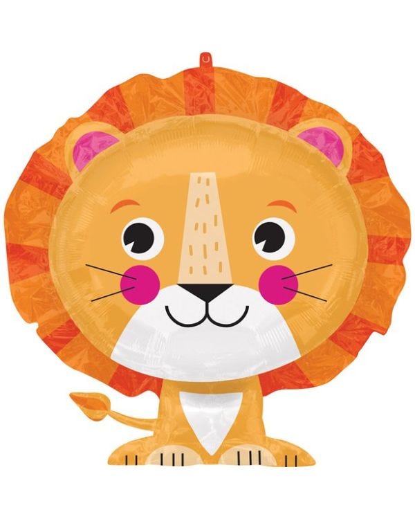 Lion Supershape Foil Balloon - 24&quot;