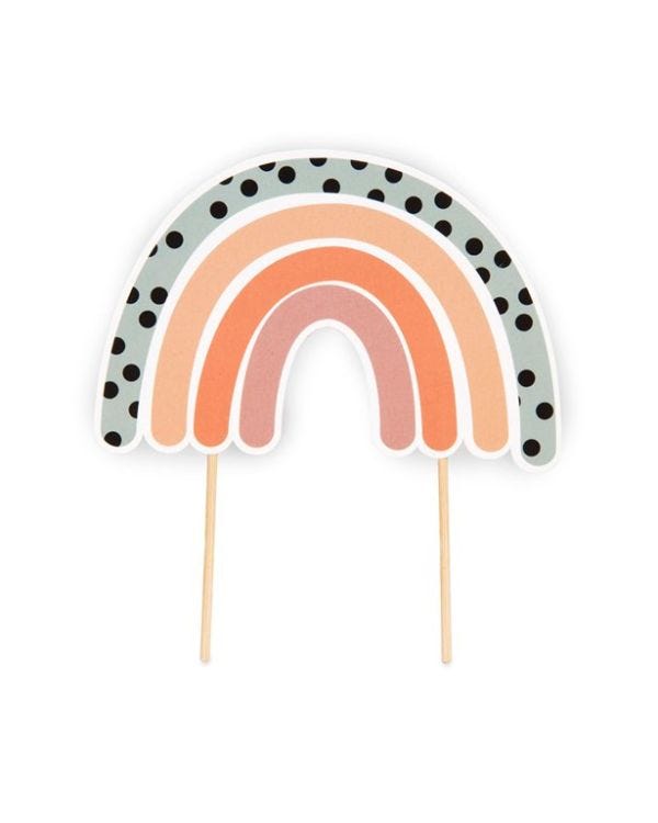 Boho Rainbow Cake Topper - 14cm
