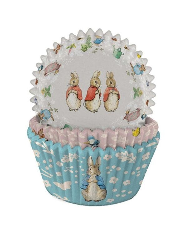 Peter Rabbit Cupcake Cases - 5cm (75pk)