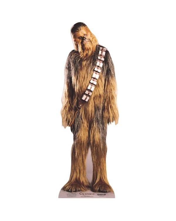 Mini Chewbacca Cardboard Cutout - 96cm x 31cm