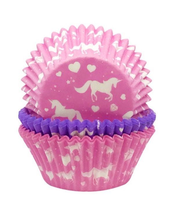 Unicorn Sparkle Cupcake Cases - 4.8cm (75pk)