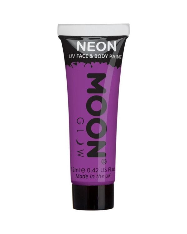 UV Neon Face &amp; Body Paint - Purple 12ml