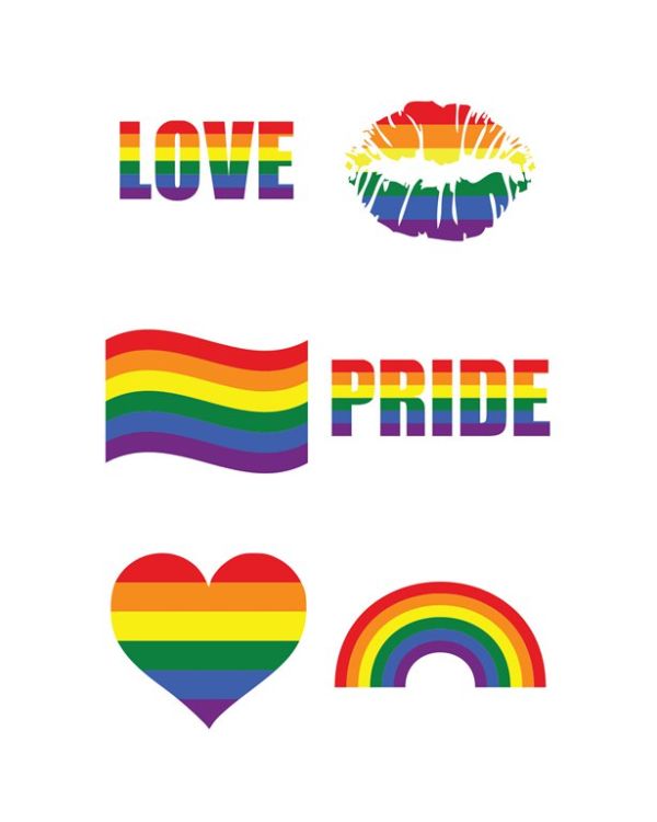 Pride Tattoo Sheet