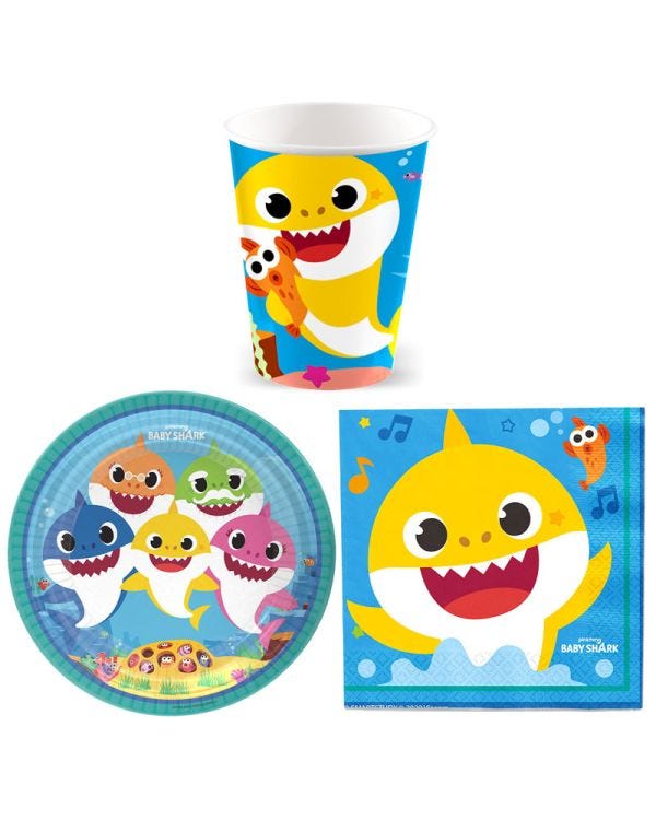 Baby Shark Super Value Party Pack for 8 