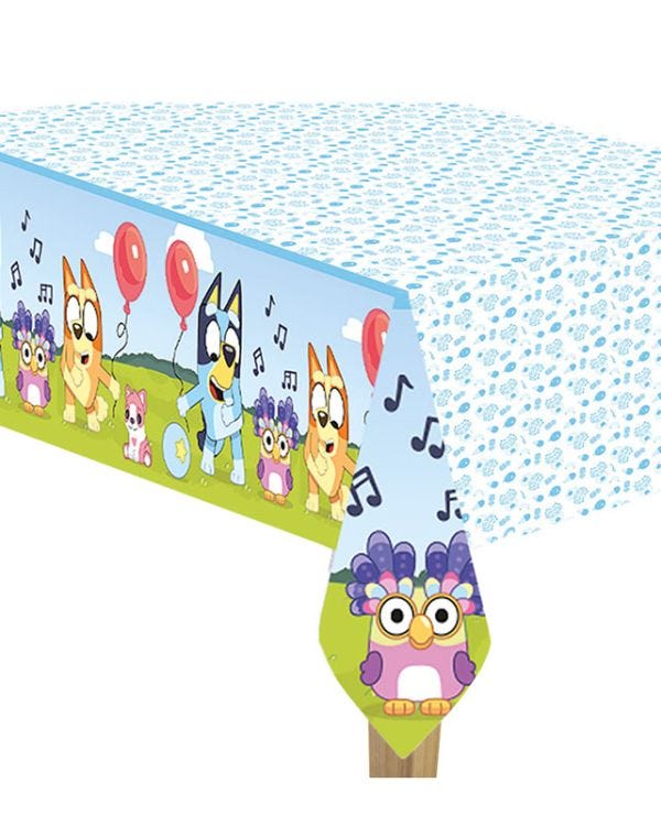 Bluey Party Paper Tablecover- 1.8m x 1.2m