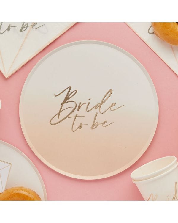 Bride to Be Paper Plates (8pk)