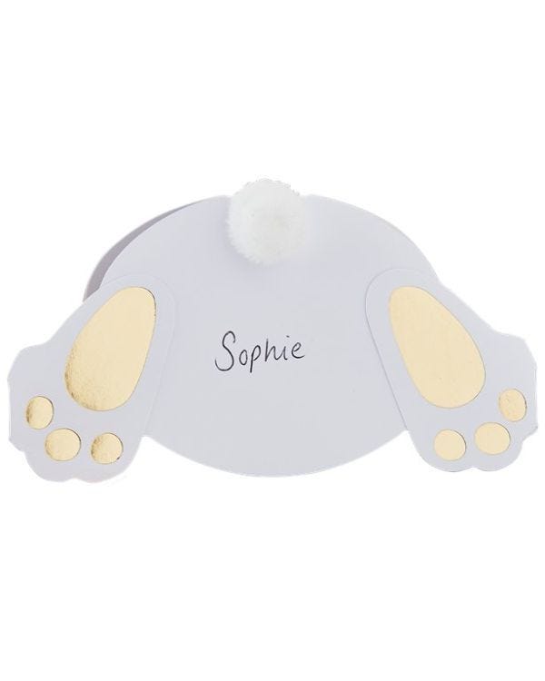 Crazy Daisy Easter Bunny Place Cards - 13cm