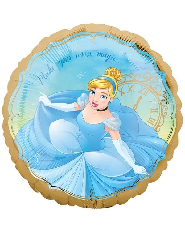 Disney Cinderella Once Upon A Time Balloon - 18&quot; Foil