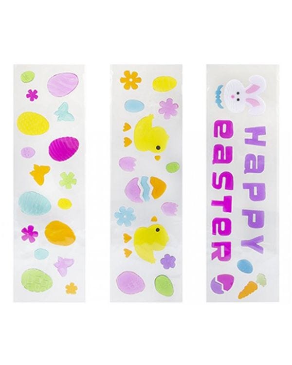 Easter Gel Window Stickers Assorted