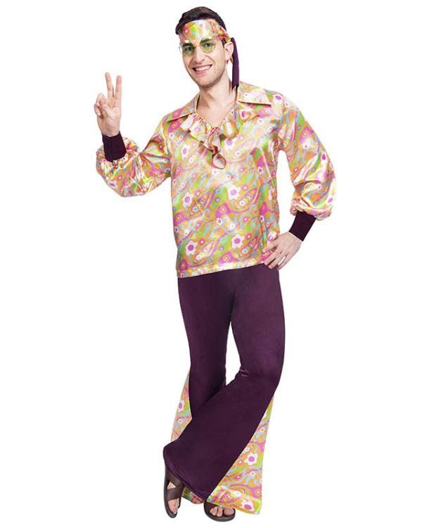 60&#039;s Groovy Guy - Adult Costume