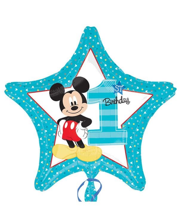 Mickey Mouse 1st Birthday Balloon - 18&quot; Foil