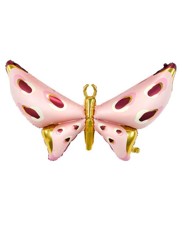 Pretty Pink Butterfly Shape Balloon - 43&quot; Foil