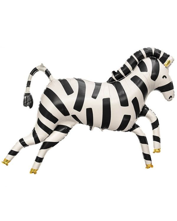 Zebra Shape Balloon - 39&quot; Foil