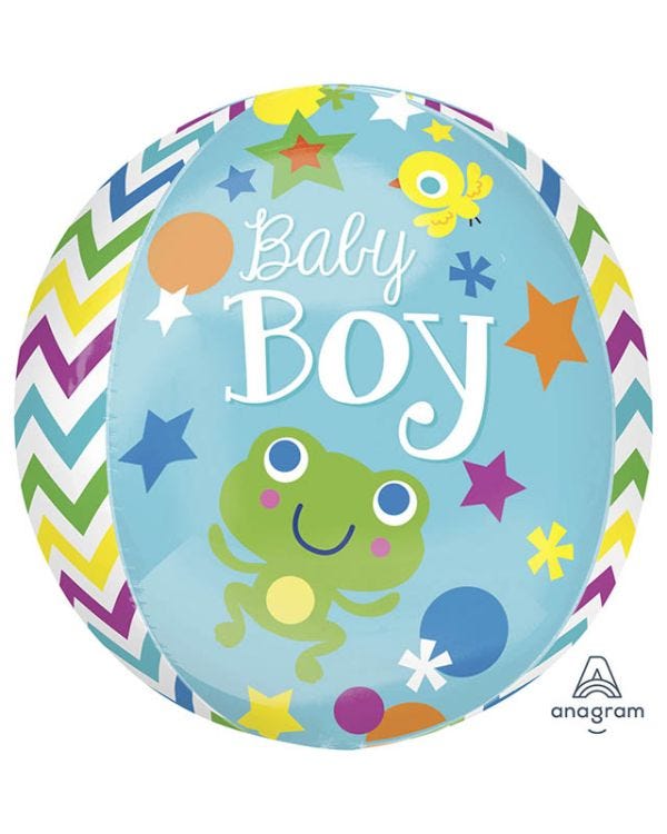 Sweet Baby Boy Orbz Balloon - 16&quot;