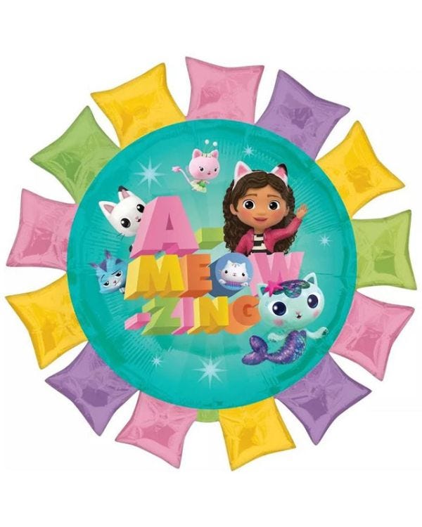 Gabby&#039;s Dollhouse Supershape Foil Balloon - 27&quot;