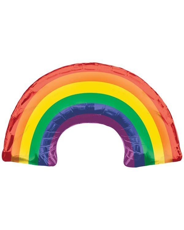 Rainbow Brights Supershape Balloon - 34&quot; x 19&quot; Foil